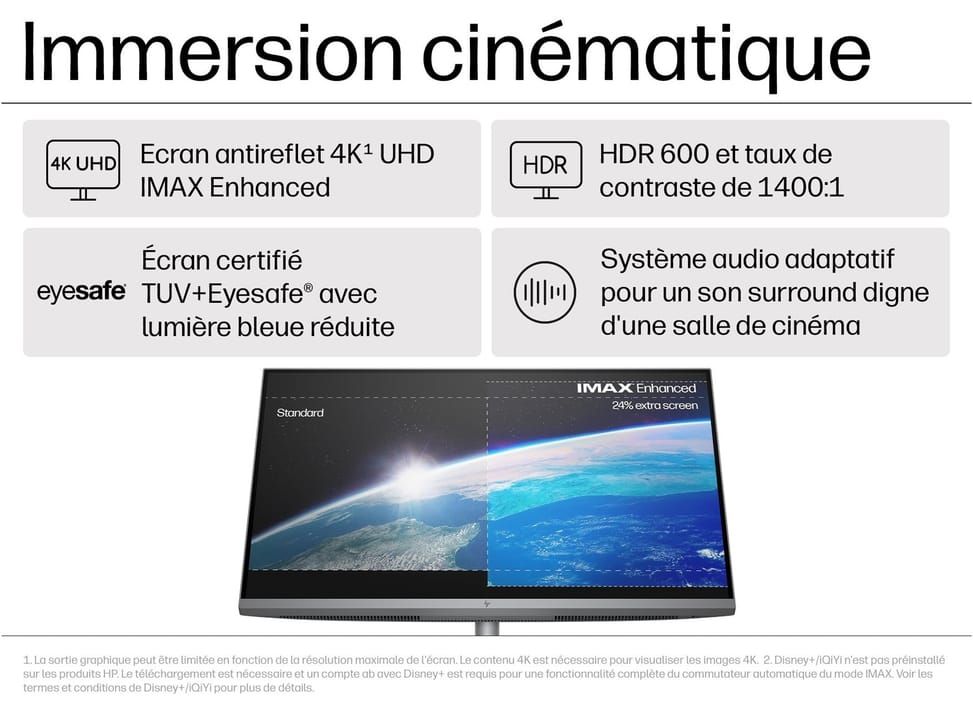 Ordinateur de bureau tout-en-un HP OmniStudio X 32-c0003nf - écran 4K — image 4