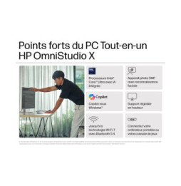 Ordinateur de bureau tout-en-un HP OmniStudio X 32-c0003nf - écran 4K