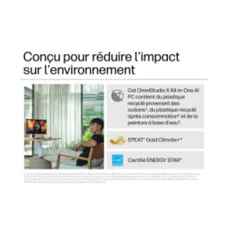 Ordinateur de bureau tout-en-un HP OmniStudio X 32-c0003nf - écran 4K