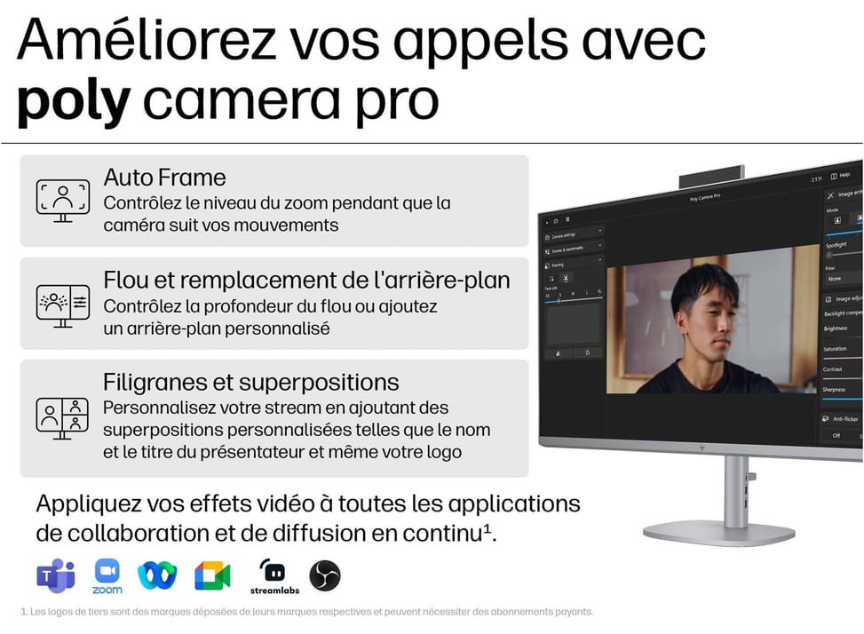 Ordinateur de bureau tout-en-un HP OmniStudio X 32-c0003nf - écran 4K — image 8