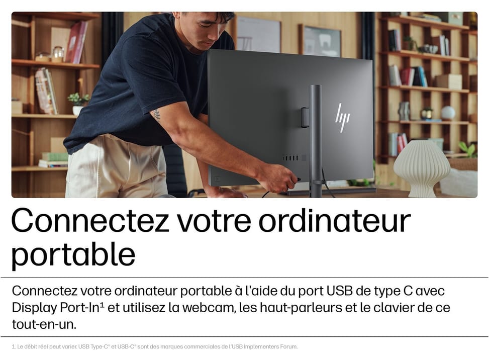 Ordinateur de bureau tout-en-un HP OmniStudio X 32-c0003nf - écran 4K — image 9