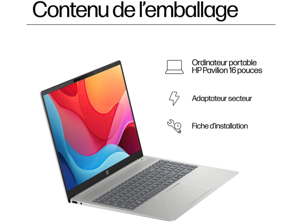 PC Portable HP Pavilion 16-ag0011nf — image 4