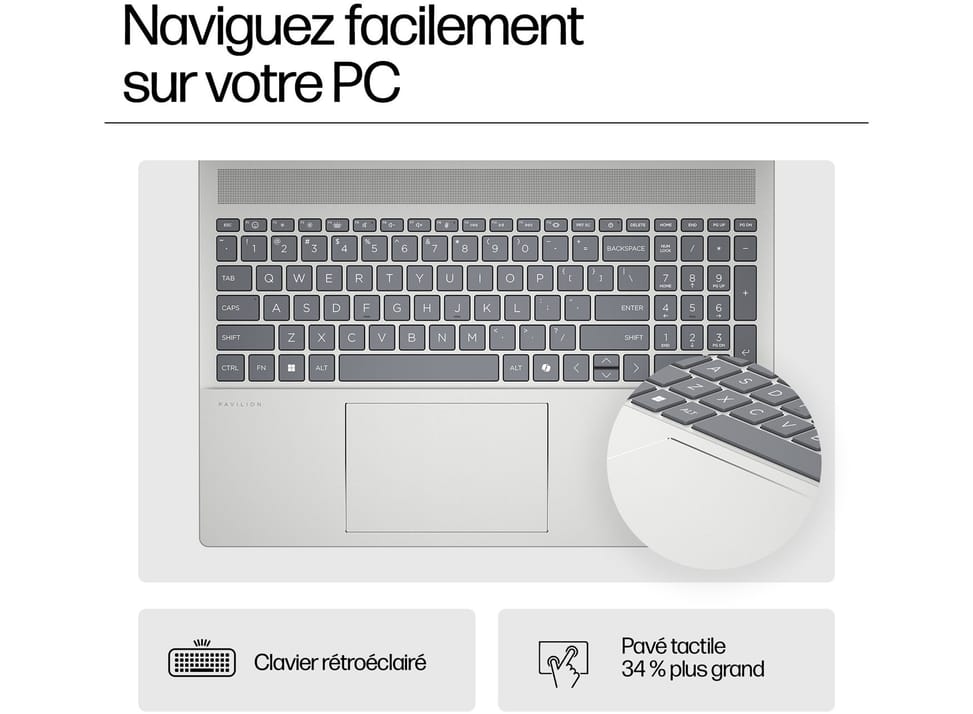 PC Portable HP Pavilion 16-ag0011nf — image 8