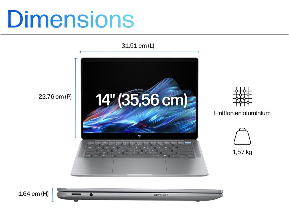 PC Portable IA HP OmniBook Ultra 14-fd0006nf - AMD Ryzen AI — image 4