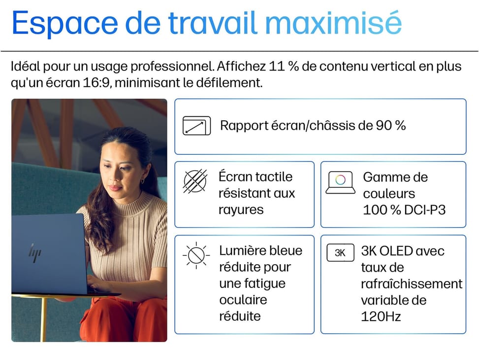 PC Portable Professionnel IA HP EliteBook Ultra G1i 14" — image 5