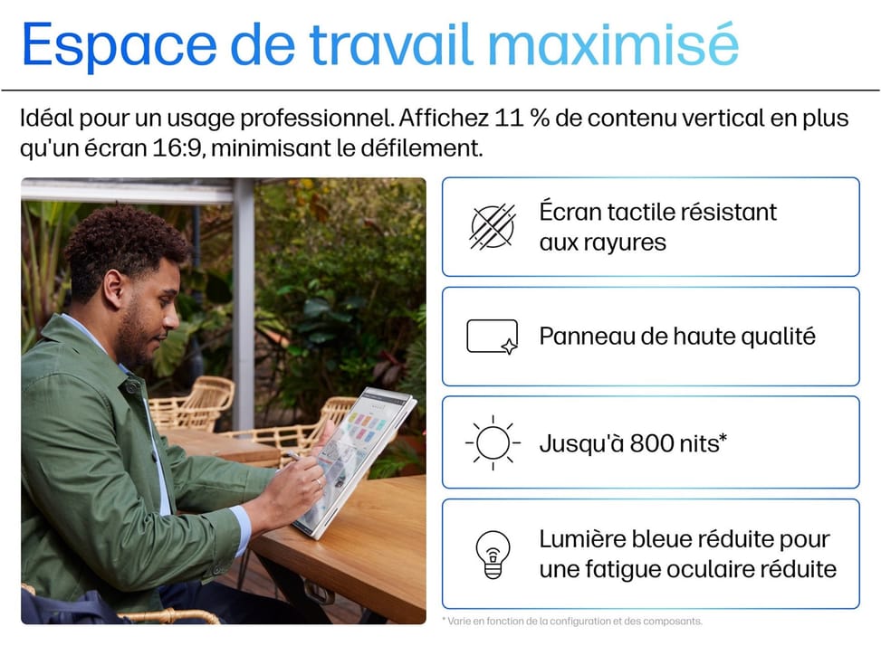 PC Portable Professionnel IA 2 en 1 HP EliteBook X Flip G1i 14" — image 5