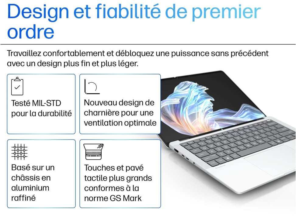 PC Portable professionnel IA HP EliteBook X G1a 14" — image 4