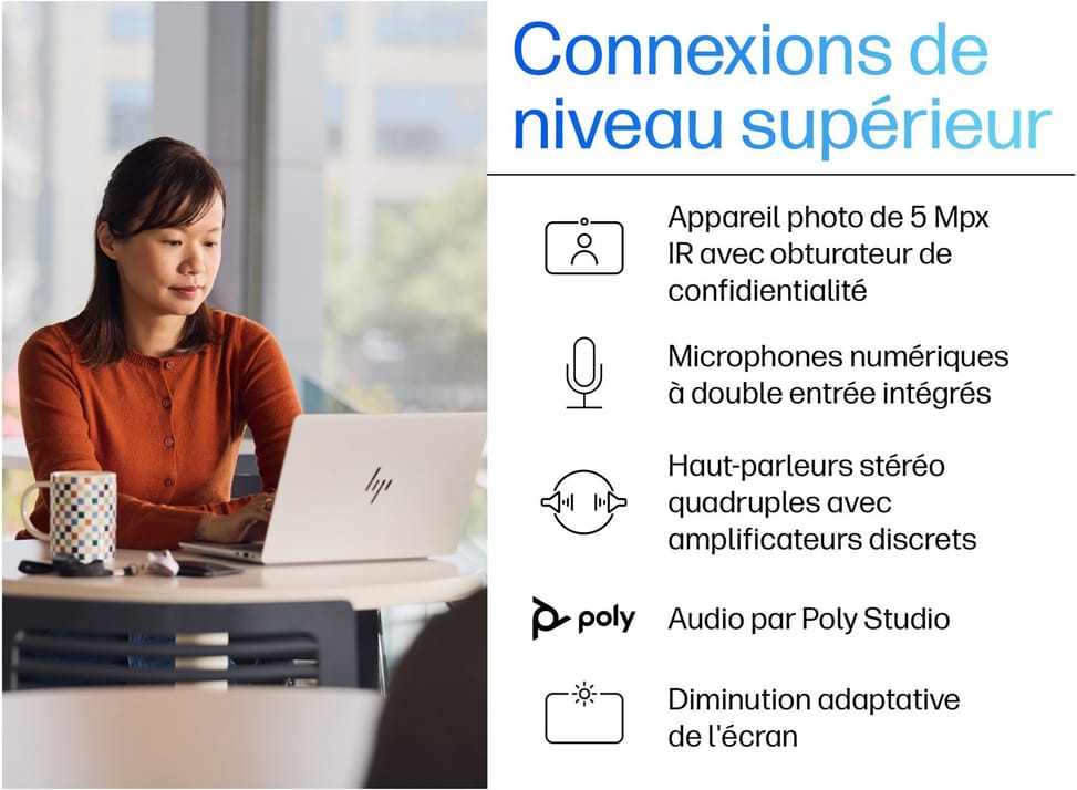PC Portable professionnel IA HP EliteBook X G1a 14" — image 8