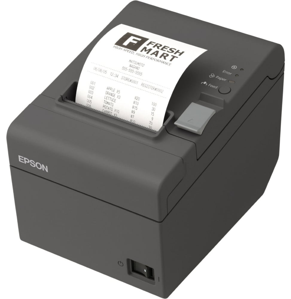 Epson TM-T20II (002): Built-inUSB + Serial, PS, EDG, EU