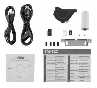 Epson TM-T20II (002): Built-inUSB + Serial, PS, EDG, EU