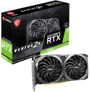 Carte Graphique MSI GeForce® RTX 3060 VENTUS 2X 12G (912-V397-689)