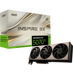 Carte Graphique MSI GeForce® RTX 5070 Ti 16G INSPIRE 3X OC (912-V531-281)