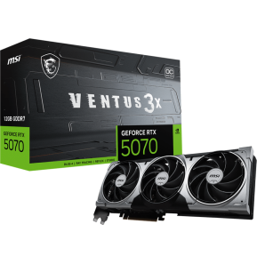 Carte Graphique MSI GeForce® RTX 5070 12G VENTUS 3X OC (912-V532-001)