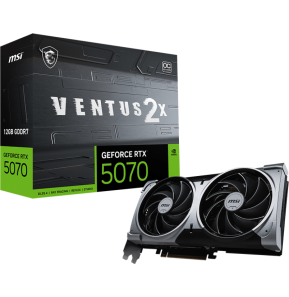 Carte Graphique MSI GeForce® RTX 5070 12G VENTUS 2X OC (912-V532-003)