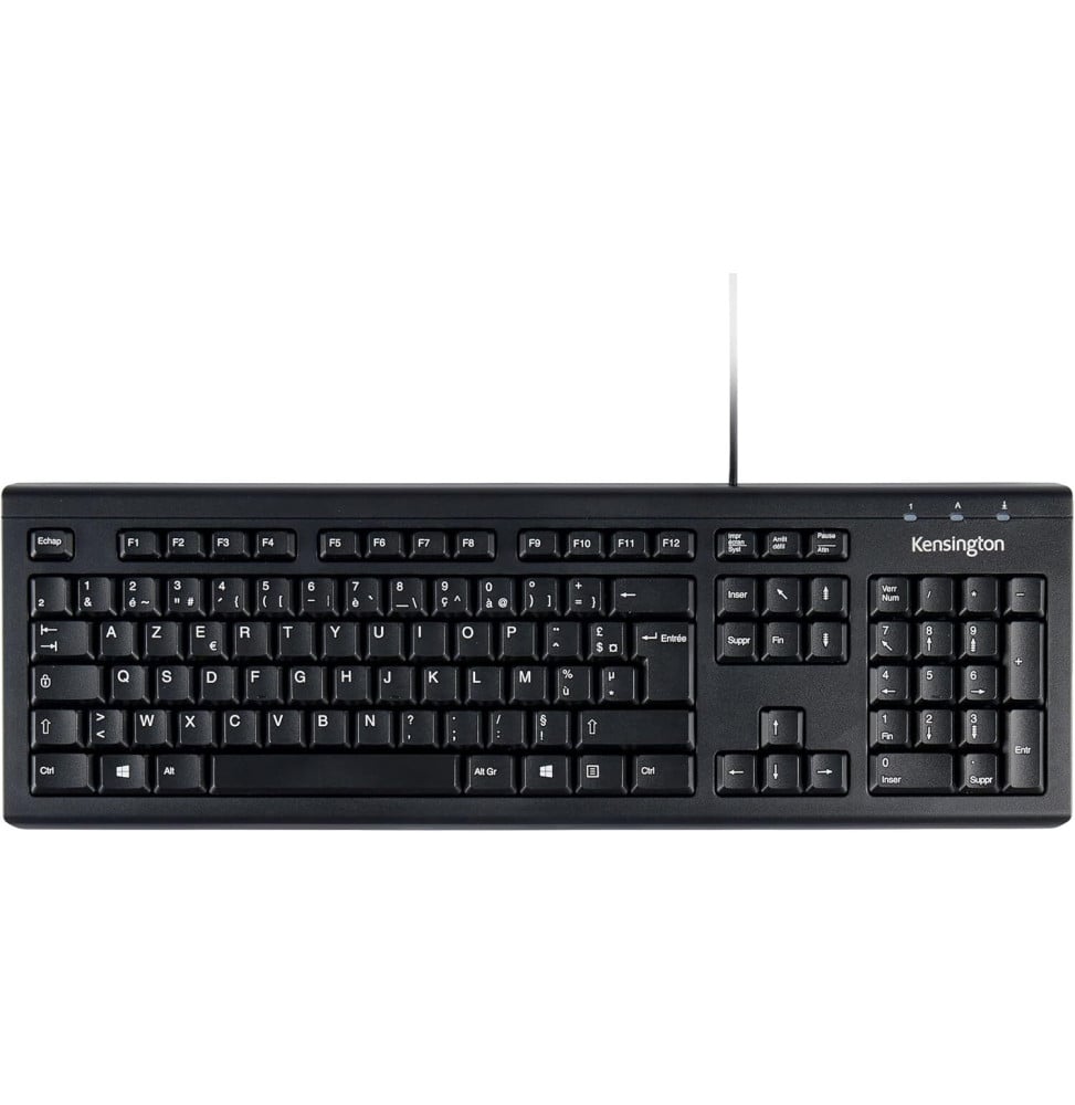 Clavier filaire Kensington ValuKeyboard USB - AZERTY (1500109FR)
