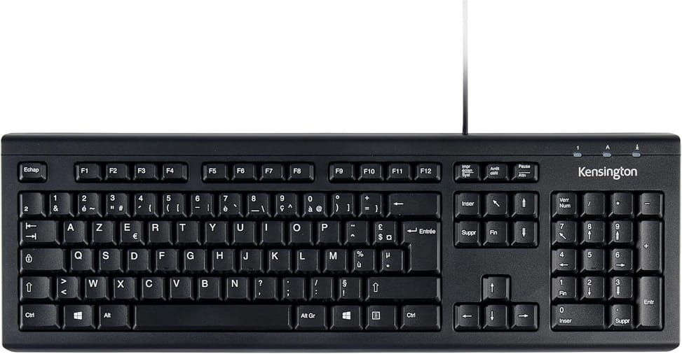 Kensington ValuKeyboard USB Wired Keyboard - AZERTY (1500109FR) — image 1