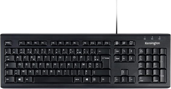 Clavier filaire Kensington ValuKeyboard USB - AZERTY (1500109FR)