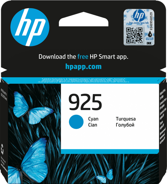 خرطوشة حبر HP أصلية HP 925 سماوي (4K0V6PE)
