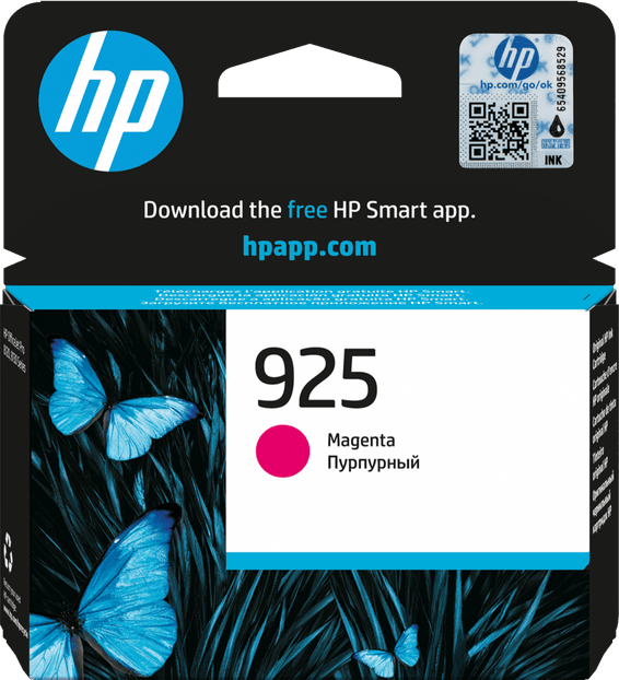 HP 925 Magenta - Cartouche d'encre HP d'origine (4K0V7PE)