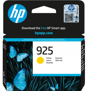 HP 925 Jaune - Cartouche d'encre HP d'origine (4K0V8PE)