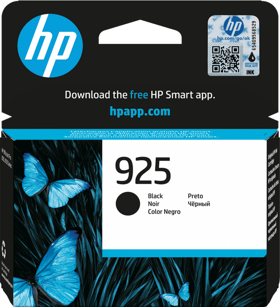 HP 925 Noir - Cartouche d'encre HP d'origine (4K0V9PE)