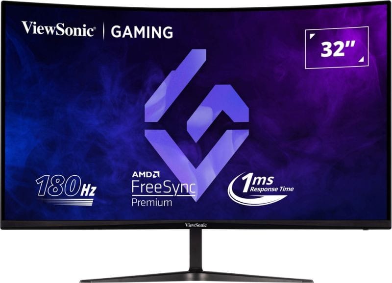 ViewSonic Moniteur Gaming Incurvé 32" Pouces 180Hz QHD — image 1
