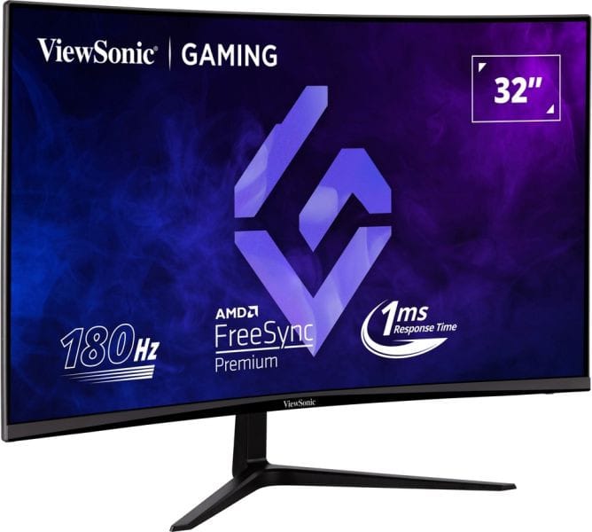 ViewSonic Moniteur Gaming Incurvé 32" Pouces 180Hz QHD — image 4