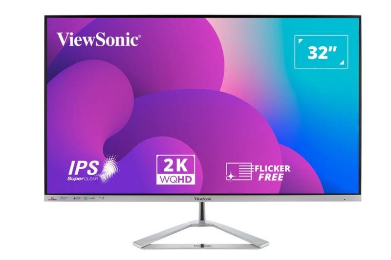 ViewSonic Moniteur 2k Multimédia 32" Pouces IPS QHD — image 1