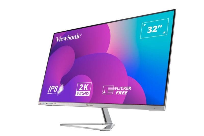 ViewSonic Moniteur 2k Multimédia 32" Pouces IPS QHD — image 2
