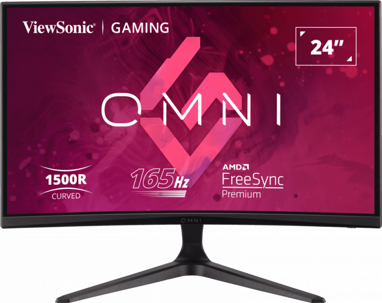 ViewSonic Moniteur de Jeu Incurvé 24" Pouces 165Hz — image 1