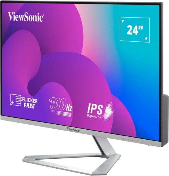ViewSonic Moniteur IPS 24" Pouces Sans Bords Bureau — image 4