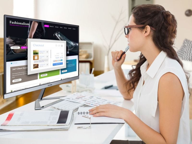 ViewSonic Moniteur IPS 24" Pouces Sans Bords Bureau — image 19