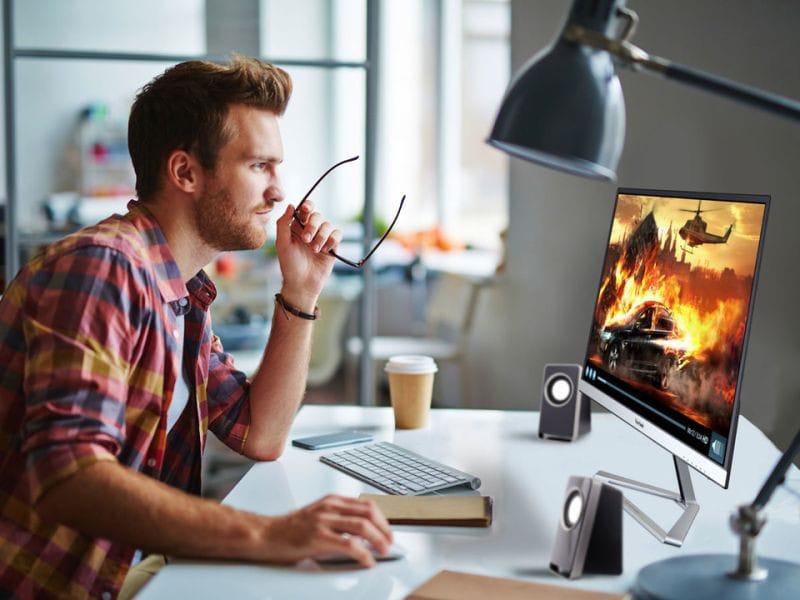 ViewSonic Moniteur IPS 24" Pouces Sans Bords Bureau — image 20