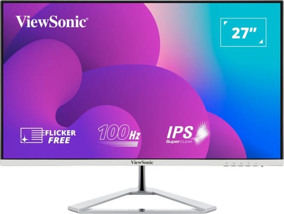 ViewSonic Moniteur Bureau IPS 27" Pouces Sans Bords