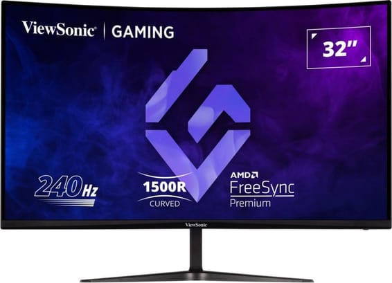 ViewSonic Moniteur Gaming incurvé 32" Pouces 240Hz
