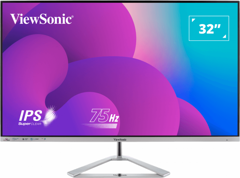 ViewSonic Moniteur 32" Pouces Full HD Sans Bords — image 1