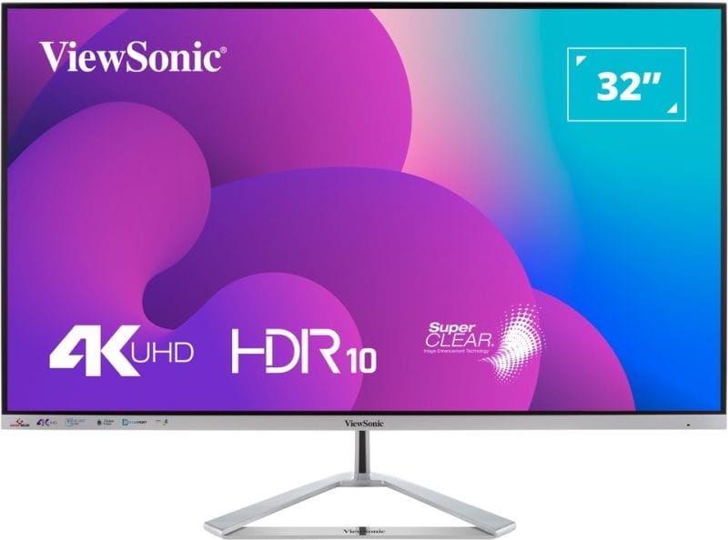 ViewSonic VX3276-4K-MHD Écran de divertissement 32 pouces 4K sans bords — image 2