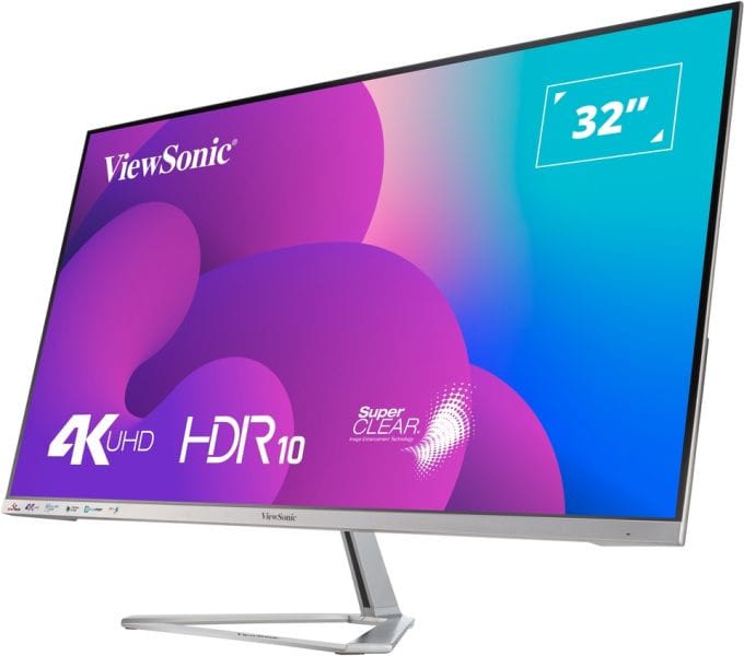 ViewSonic VX3276-4K-MHD Écran de divertissement 32 pouces 4K sans bords — image 3