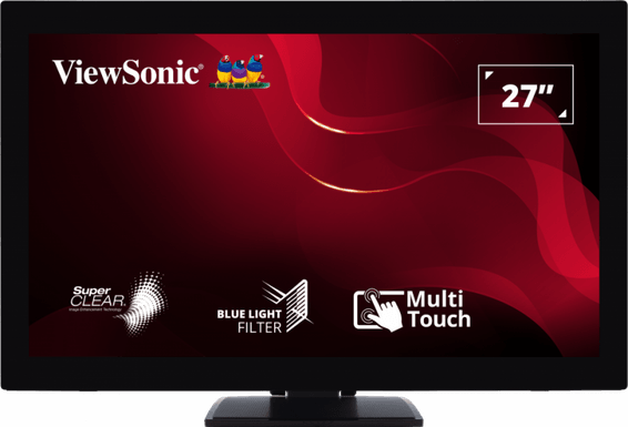 ViewSonic Moniteur pc tactile 10 points 27" Pouces