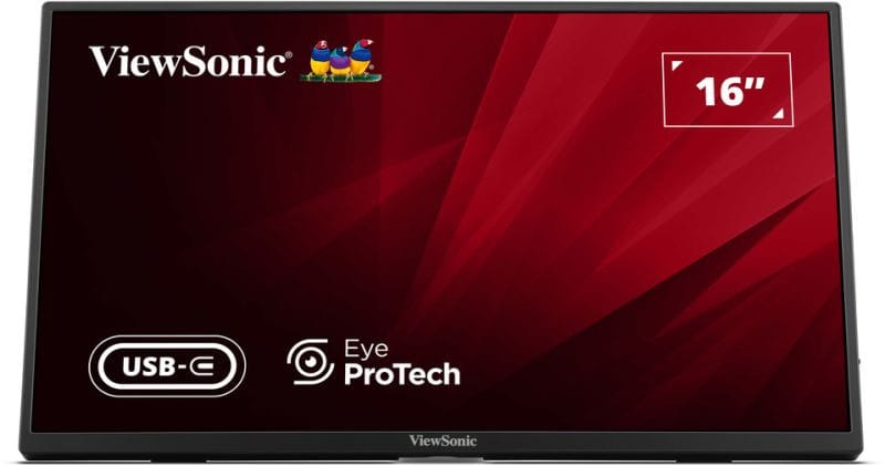 ViewSonic VA1650 Moniteur portable léger USB-C 16 pouces — image 2