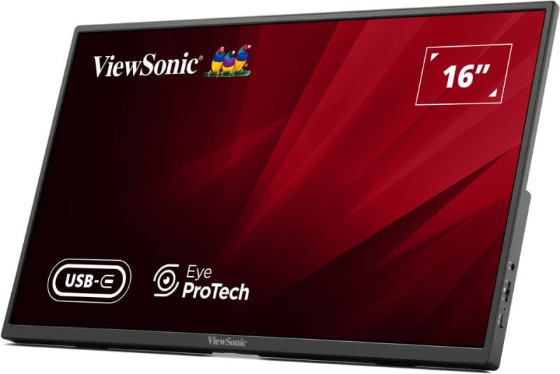 ViewSonic VA1650 Moniteur portable léger USB-C 16 pouces — image 7