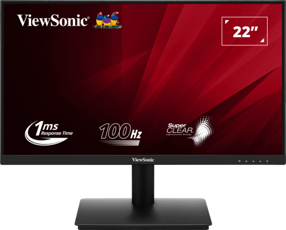 ViewSonic Moniteur 22" Pouces Full HD avec temps de réponse rapide de 1ms