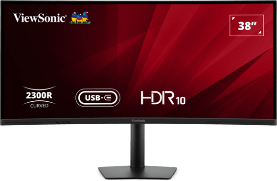 ViewSonic VA3820C Moniteur incurvé 38" UWQHD+ 21:9 avec hub USB-C