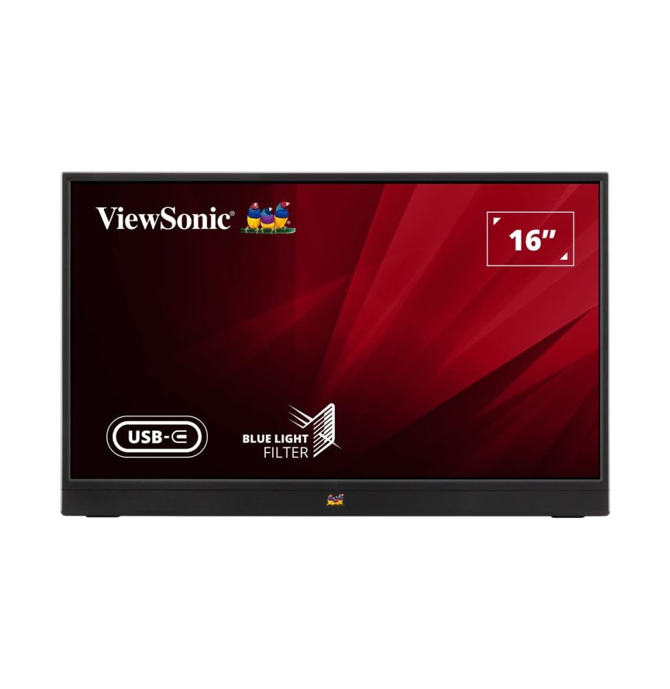 ViewSonic Moniteur Portable Léger USB-C de 16" Pouces