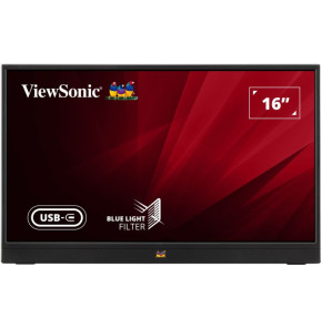 ViewSonic Moniteur Portable Léger USB-C de 16" Pouces