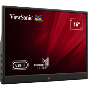 ViewSonic Moniteur Portable Léger USB-C de 16" Pouces