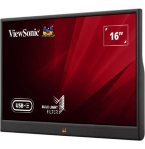 ViewSonic Moniteur Portable Léger USB-C de 16" Pouces