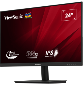 ViewSonic Moniteur 24"  Pouces Full HD avec temps de réponse rapide de 1ms