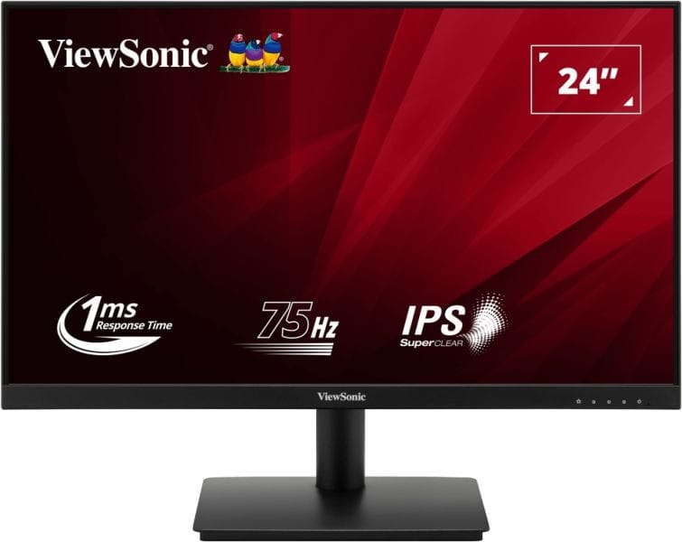 ViewSonic VA240-H-2 Moniteur Full HD 75 Hz de 24 pouces avec temps de réponse rapide de 1 ms — image 1