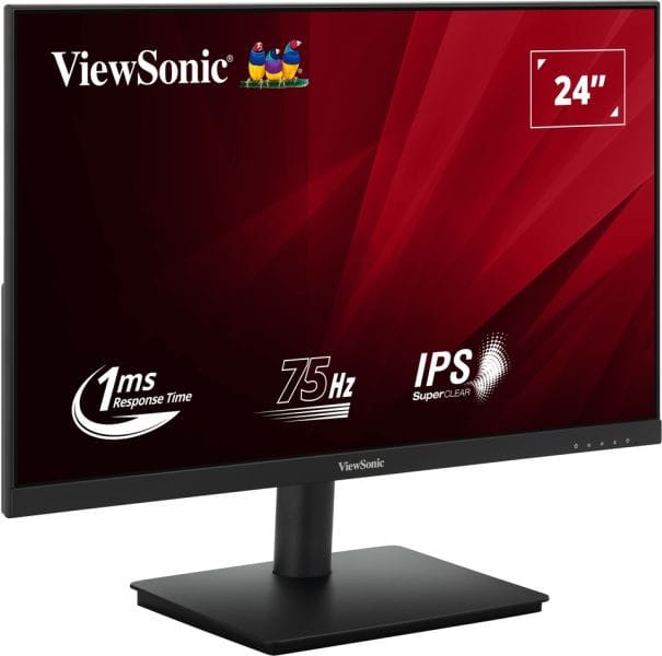 ViewSonic VA240-H-2 Moniteur Full HD 75 Hz de 24 pouces avec temps de réponse rapide de 1 ms — image 3